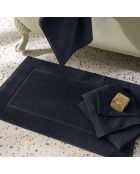 Alfombra de baño Softy de algodón marino, 50 x 80 cm