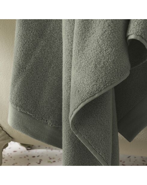 Drap de douche en coton Softy romarin - 70 x 140 cm