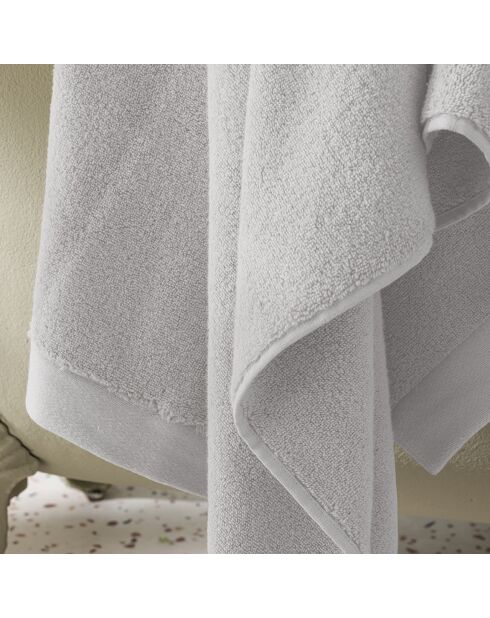 Drap de douche en coton Softy galet - 70 x 140 cm