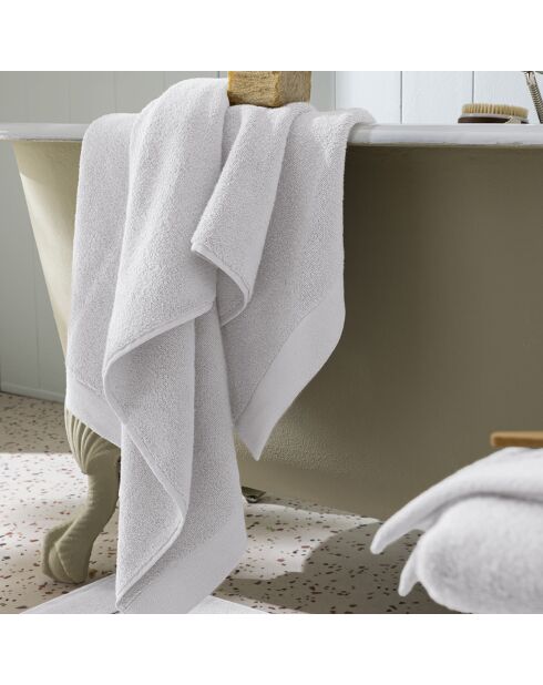 Drap de douche en coton Softy galet - 70 x 140 cm