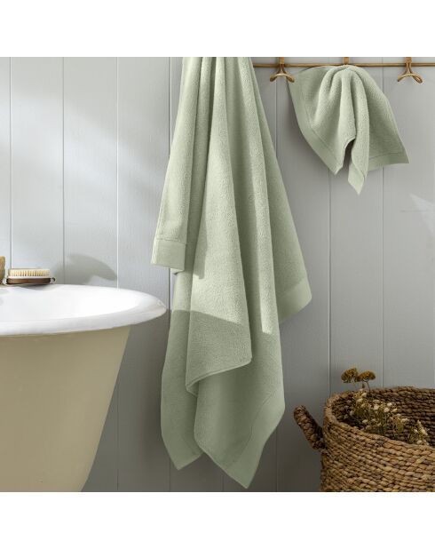 Drap de bain en coton Softy amande - 100 x 150 cm
