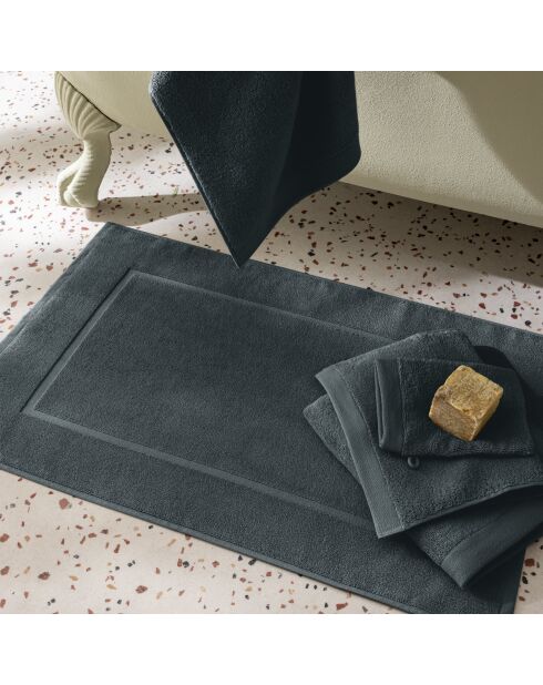 Tapis de bain en coton Softy orage - 50 x 80 cm