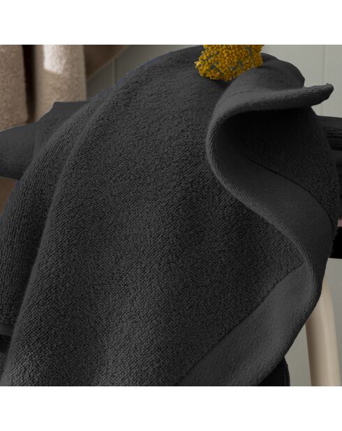 Serviette de toilette en coton Softy truffe - 50 x 100 cm