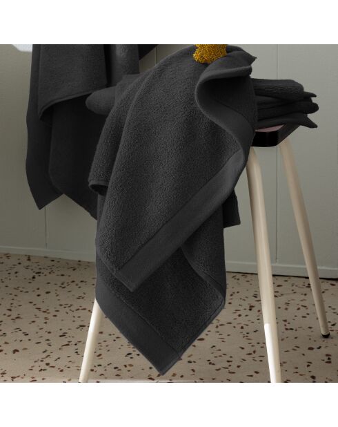 Serviette de toilette en coton Softy truffe - 50 x 100 cm