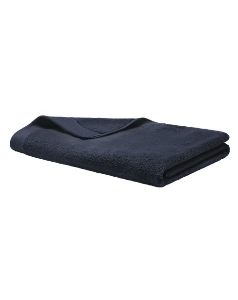Drap de bain en coton Softy marine - 100 x 150 cm