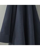 Drap de bain en coton Softy marine - 100 x 150 cm