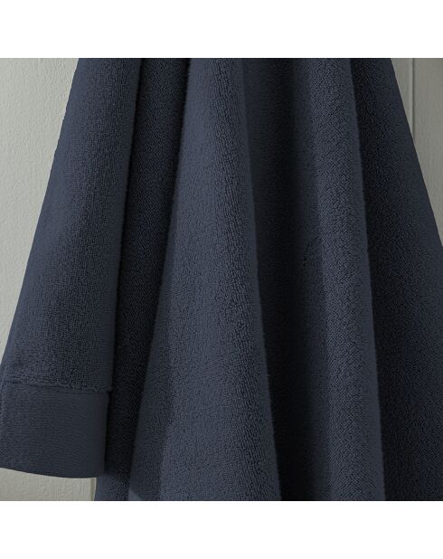 Drap de bain en coton Softy marine - 100 x 150 cm