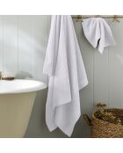 Drap de bain en coton Softy neige - 100 x 150 cm