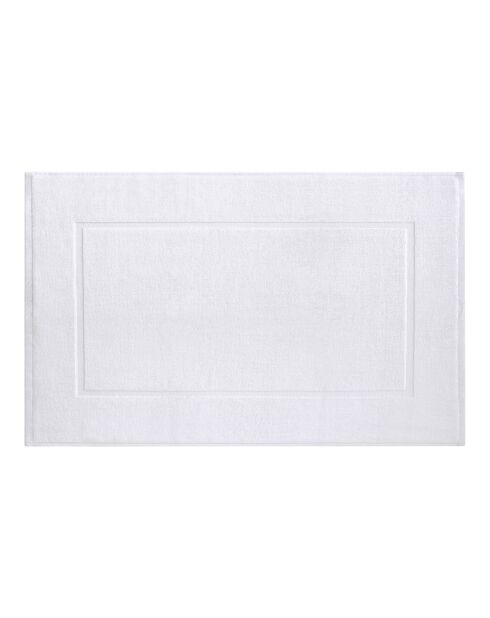 Tapis de bain en coton Softy neige - 50 x 80 cm