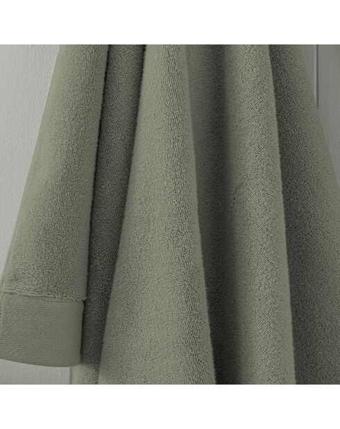 Drap de bain en coton Softy romarin - 100 x 150 cm
