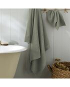 Drap de bain en coton Softy romarin - 100 x 150 cm