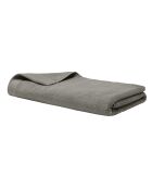 Drap de douche en coton Softy ardoise - 70 x 140 cm