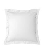 Taie d'oreiller en coton Percale neige 