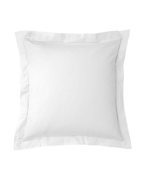 Taie d'oreiller en coton Percale neige