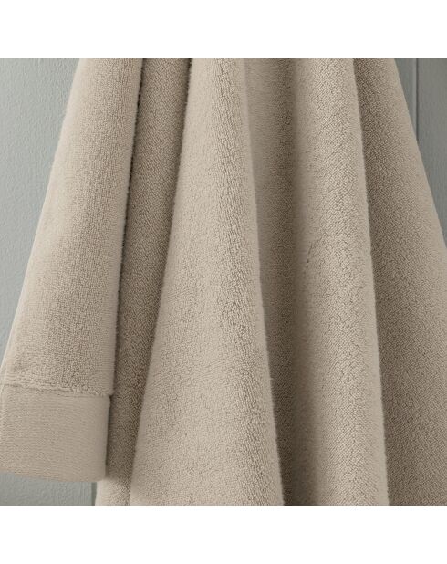 Drap de bain en coton Softy naturel - 100 x 150 cm