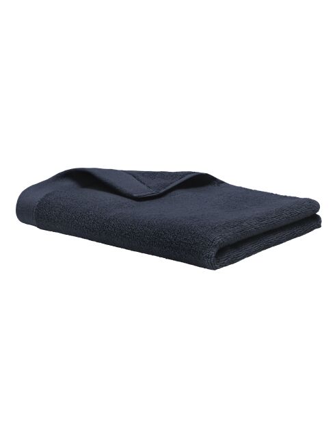 Serviette de toilette en coton Softy marine - 50 x 100 cm