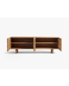 Banc TV Lilas chêne naturel - 160x40x54 cm