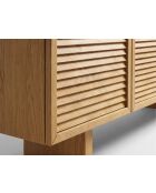 Banc TV Lilas chêne naturel - 160x40x54 cm