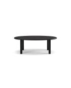 Table à manger 6 places Leon chêne noir - 180x100x76 cm