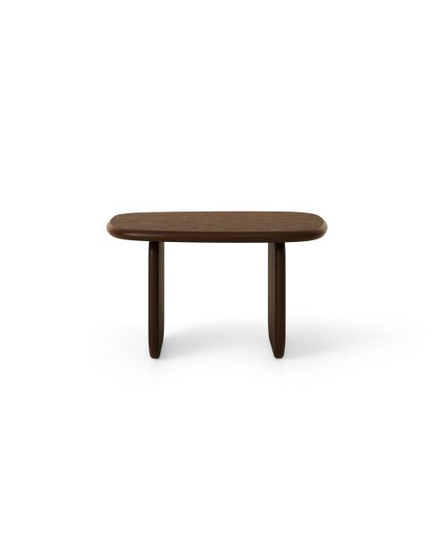 Table basse Manon chêne noyer - 75x60x42 cm