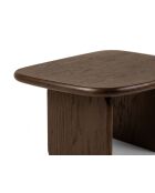 Table basse Manon chêne noyer - 75x60x42 cm
