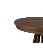 Table extensible 8 places Odette chêne - 110x110x76 cm