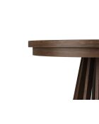 Table extensible 8 places Odette chêne - 110x110x76 cm