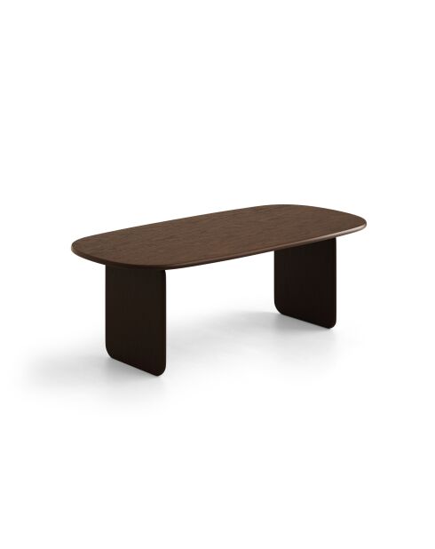Table à manger 8 places Manon chêne noyer - 220x110x76 cm