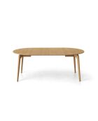 Table extensible 8 places Odeon chêne naturel - 110x110x76 cm