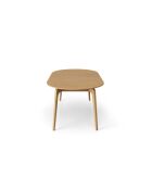 Table extensible 8 places Odeon chêne naturel - 110x110x76 cm