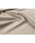 Fauteuil 1 place en velours Bellamour beige clair - 95.5x87x80 cm
