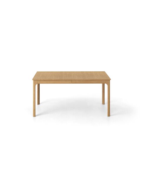 Table extensible 10 places Orsay chêne naturel - 160x90x76 cm