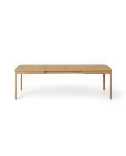 Table extensible 10 places Orsay chêne naturel - 160x90x76 cm