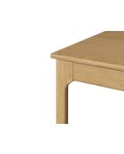 Table extensible 10 places Orsay chêne naturel - 160x90x76 cm