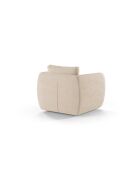 Fauteuil bouclé 1 place Bellamour beige - 95.5x87x80 cm