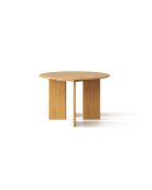 Table à manger 4 places Colette chêne naturel - 120x120x76 cm
