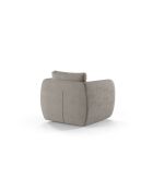 Fauteuil bouclé 1 place Bellamour gris - 95.5x87x80 cm