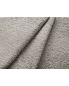 Fauteuil bouclé 1 place Bellamour gris - 95.5x87x80 cm