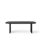 Table à manger 8 places Manon chêne noir - 220x110x76 cm