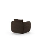Fauteuil bouclé 1 place Bellamour marron - 95.5x87x80 cm