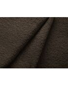 Fauteuil bouclé 1 place Bellamour marron - 95.5x87x80 cm