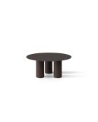 Table basse Cluny expresso - 80x80x33.5 cm