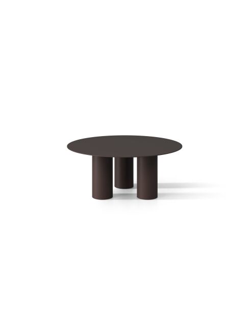 Table basse Cluny expresso - 80x80x33.5 cm