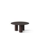 Table basse Cluny expresso - 80x80x33.5 cm