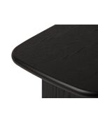 Table basse Manon chêne noir - 75x60x42 cm
