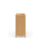 Meuble sous vasque placards et tiroirs Maya bambou - 70 x 30 x 65 cm