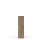 Camille Begehbarer Kleiderschrank und Stauraum in Holzeffekt/Schwarz — 105 x 45 x 167 cm