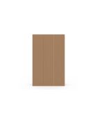 Camille Begehbarer Kleiderschrank und Stauraum in Holzeffekt/Schwarz — 105 x 45 x 167 cm