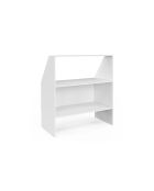 Etagère de rangement sous pente Jeanne blanche - 100 x 50 x 110 cm
