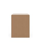Lot de 2 Tables de chevet Alyana organiques effet travertin - 40 x 40 x 50 cm